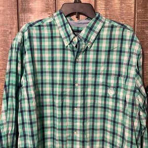 Chaps plaid button down shirt